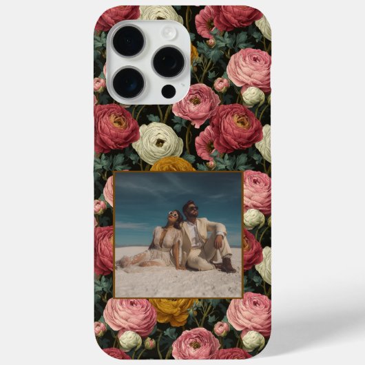 Elegant Girls Gift Ranunculus Custom Case-Mate iPhone Hülle (Rückseite)