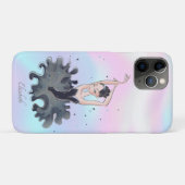 Elegant Girly Ballerina Holographic Case-Mate iPhone Hülle (Rückseite (Horizontal))