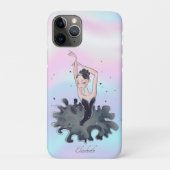 Elegant Girly Ballerina Holographic Case-Mate iPhone Hülle (Rückseite)