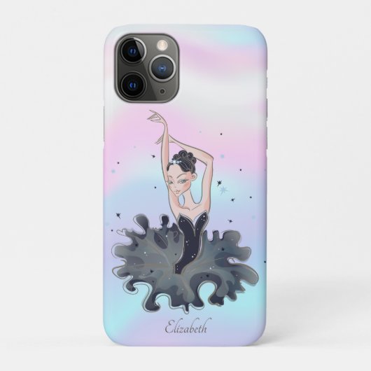 Elegant Girly Ballerina Holographic Case-Mate iPhone Hülle (Rückseite)