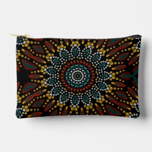 Elegant Girly Modern Stilvoll Dot Mandala Muster Zubehörtasche