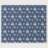 Elegant Girly Niedlich Weihnachten Geschenkpapier (Flach)