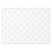Elegant Girly Pink Bow Pattern Spring Summer Chic Tischdecke (Vorderseite (Horizontal))