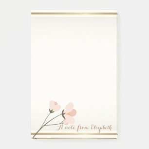 Elegant Girly Stylish,Blume Post-it Klebezettel