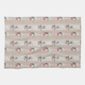Elegant Girly Vintag Geschirrtuch (Horizontal)
