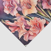 Elegant Gladiolus Watercolor Seidenpapier (Ausschnitt)