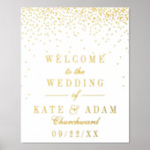 Elegant Glam Confetti Foliendrucke (Vorderseite)
