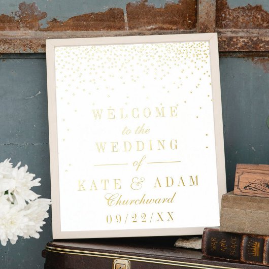 Elegant Glam Confetti Foliendrucke