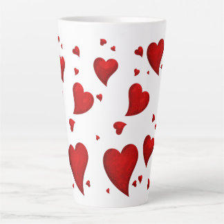 Elegant Glam Fab Chic Stilvolles Trendy Red Heart Milchtasse