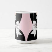 Elegant Glam Pink Baby & Co Schwangerschaft Mommy Kaffeetasse (Mittel)