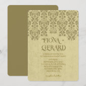 Elegant Glamor Lace Engagement Party Invitation Einladung (Vorne/Hinten)