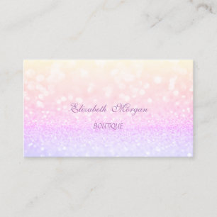 Elegant Glamour Beruflich Glittery Visitenkarte