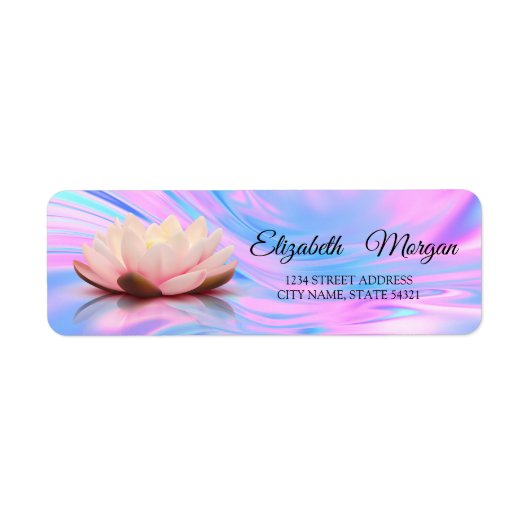 Elegant Glamour Chic Lotus Holographic (Vorne)