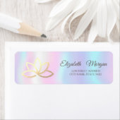 Elegant Glamour Gold Lotus Holographic (Insitu)