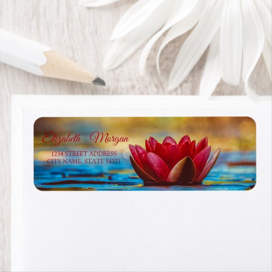 Elegant Glamour Red Lotus (Insitu)