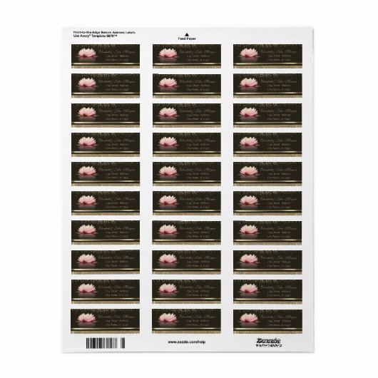 Elegant Glamour Stilvoll Shiny, Sequins Lotus (Vorne)