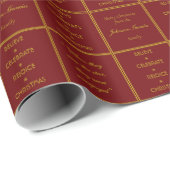 Elegant Glaube Celebrate Freude an Weihnachten Geschenkpapier (Rolleneckpunkt)