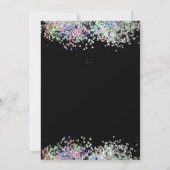 Elegant Gliter Graduate Class of 2022 Einladung (Rückseite)