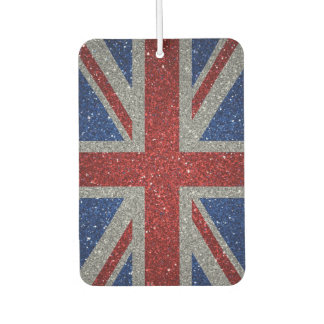 Elegant glitter Patriotic U.K. flag Autolufterfrischer