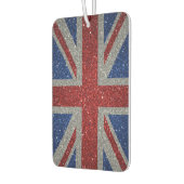Elegant glitter Patriotic U.K. flag Autolufterfrischer (Links)