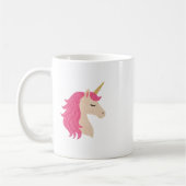 Elegant Glitter Unicorn with Sparkle Style Kaffeetasse (Links)