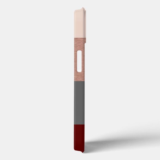 Elegant, Glitzer-Ananas, Streifen Case-Mate iPhone Hülle (Rückseite / Rechts)