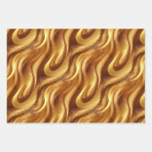 Elegant glitzernde Fantasie und Dünentexturen Geschenkpapier Set (Vorderseite 2)