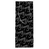 elegant GLÜCKLICH! | Geschenktüte Für Weinflaschen (Rückseite)