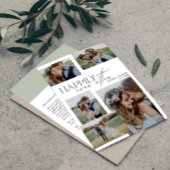 Elegant glücklich immer nach der Hochzeit des mode Ankündigung