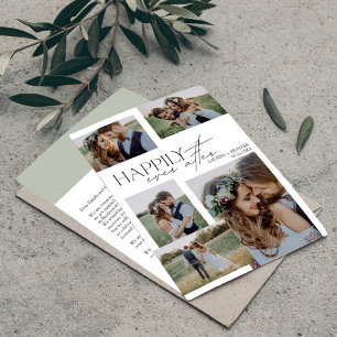 Elegant glücklich immer nach der Hochzeit des mode Ankündigung