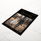 Elegant glücklich immer nach Hochzeit Empfang Folieneinladung (Gedreht)