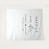 Elegant glücklich immer nach Hochzeit Wandteppich (Vorderseite (Horizontal))