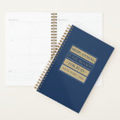 Elegant goal planner | personalized notebook planer (Anzeige)