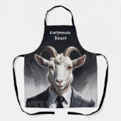 Elegant goat gentleman in formal portrait scene schürze (Vorderseite)