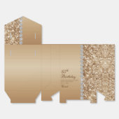 Elegant Gold 85. Geburtstag Geschenkschachtel (Ungefaltet)