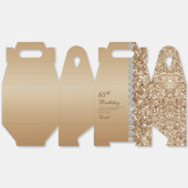 Elegant Gold 85. Geburtstag Geschenkschachtel (Ungeklappt)