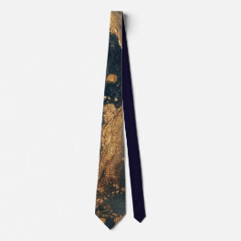 Elegant Gold Accent Tie / Elegante Krawatte