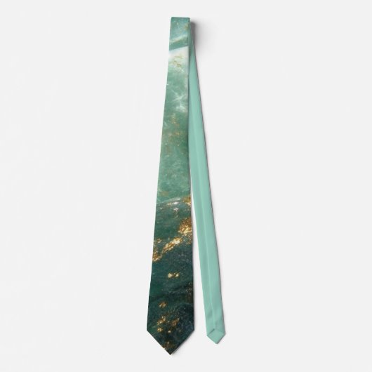 Elegant Gold Accent Tie / Elegante Krawatte (Vorderseite)