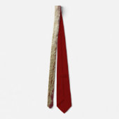 Elegant Gold Accent Tie / Elegante Krawatte (Rückseite)