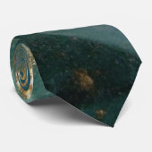 Elegant Gold Accent Tie / Elegante Krawatte (Gerollt)