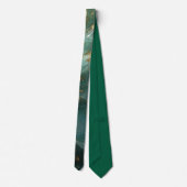 Elegant Gold Accent Tie / Elegante Krawatte (Rückseite)