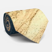 Elegant Gold Accent Tie / Elegante Krawatte (Gerollt)