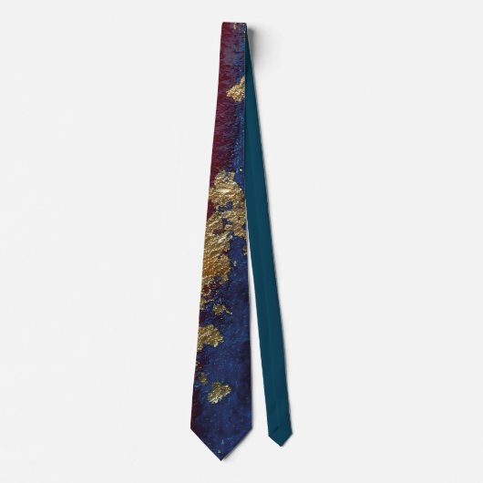 Elegant Gold Accent Tie / Krawatte (Vorderseite)