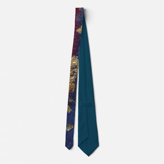 Elegant Gold Accent Tie / Krawatte (Rückseite)