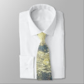 Elegant Gold Accent Tie  Krawatte (Gebunden)