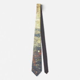 Elegant Gold Accent Tie  Krawatte
