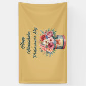 Elegant Gold Administrative Professionals Day Banner (Vertikal)