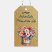 Elegant Gold Administrative Professionals Day Geschenkanhänger (Vorderseite)