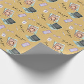 Elegant Gold Administrative Professionals Day Geschenkpapier (Ecke)