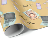 Elegant Gold Administrative Professionals Day Geschenkpapier (Rolleneckpunkt)